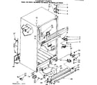 Kenmore 1067698380 cabinet parts diagram