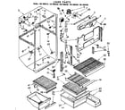 Kenmore 1067698380 liner parts diagram