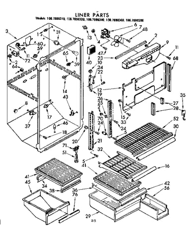 Liner parts