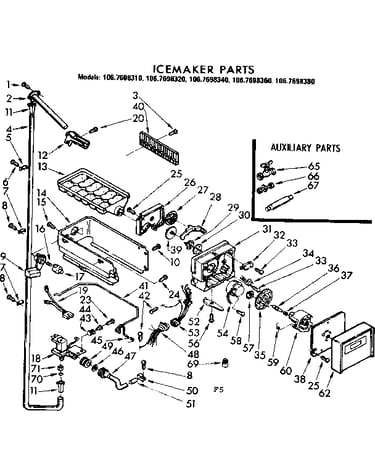 Icemaker parts
