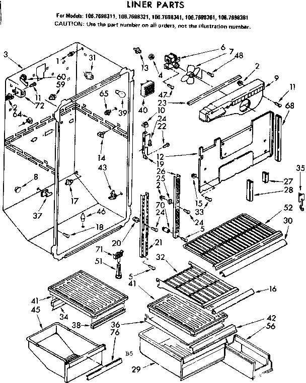 Liner parts