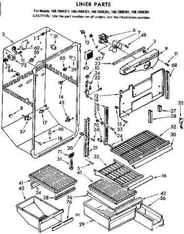 Liner parts