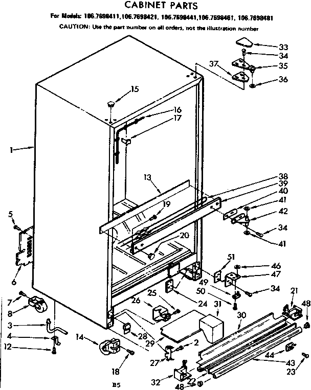 CABINET PARTS