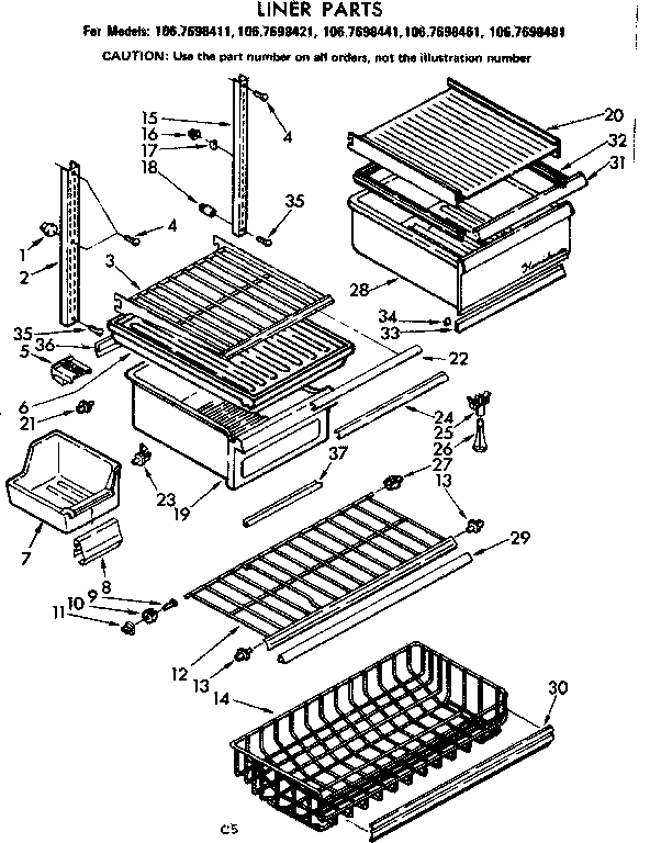 Liner parts