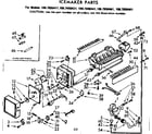 Kenmore 1067698481 icemaker parts diagram