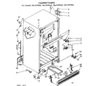 Kenmore 1067699020 cabinet parts diagram
