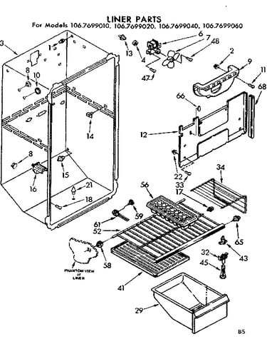 Liner parts