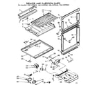 Kenmore 1067699010 breaker and partition parts diagram
