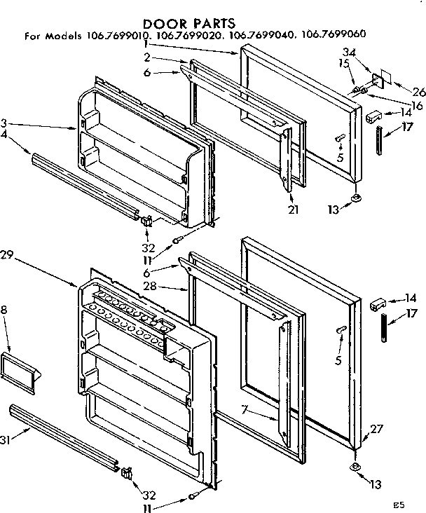 Door parts