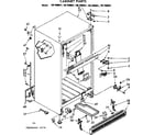 Kenmore 1067699081 cabinet parts diagram