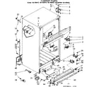 Kenmore 1067699210 cabinet parts diagram