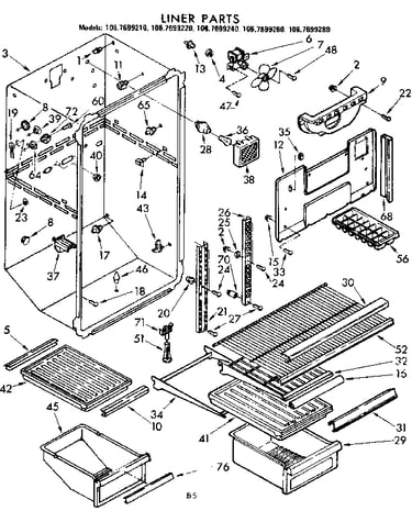 Liner parts