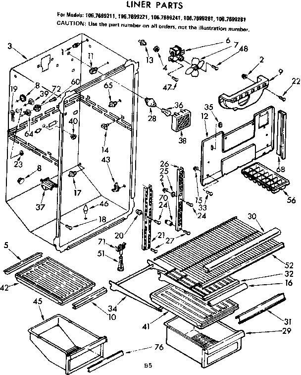 Liner parts