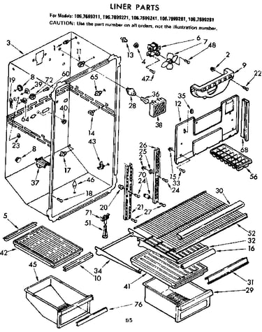 Liner parts