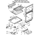 Kenmore 1067699261 breaker and partition parts diagram