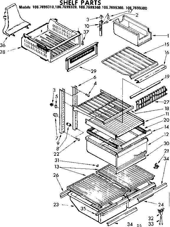 SHELF PARTS