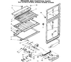 Kenmore 1067699360 breaker and partition parts diagram