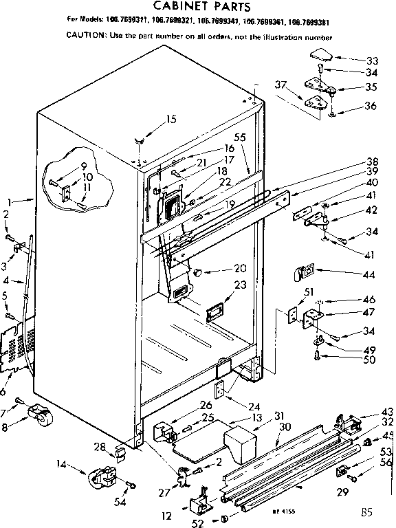 Cabinet parts