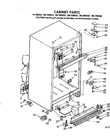 Cabinet parts
