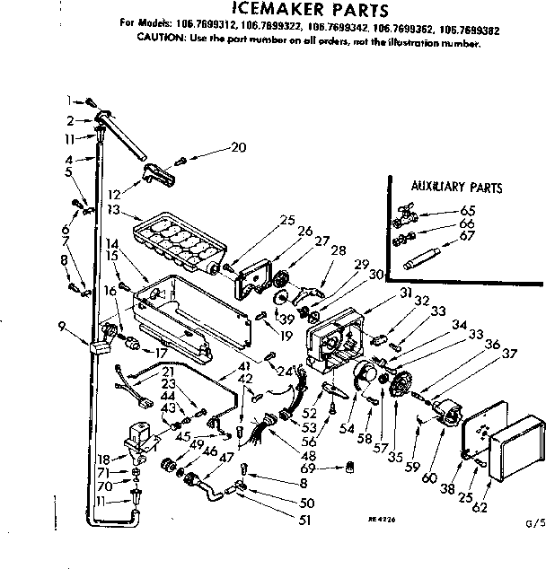 ICEMAKER PARTS