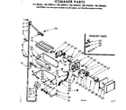 Kenmore 1067699322 icemaker parts diagram