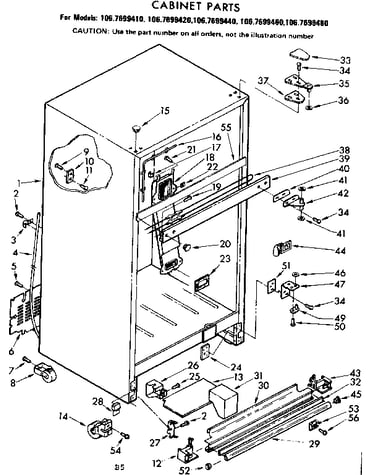 Cabinet parts