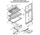 Kenmore 1067699460 breaker and partition parts diagram