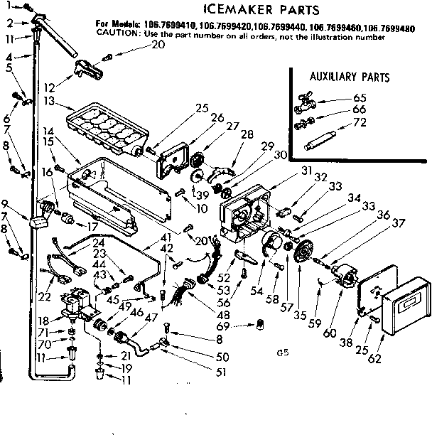 Icemaker parts