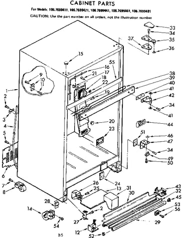 Cabinet parts