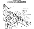 Kenmore 1067699461 icemaker parts diagram