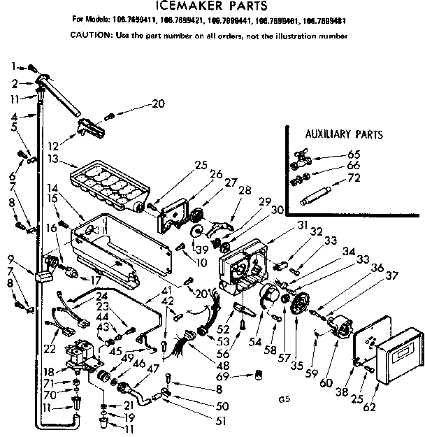 Icemaker parts