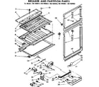 Kenmore 1067699482 breaker and partition parts diagram