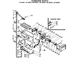 Kenmore 1067699412 icemaker parts diagram