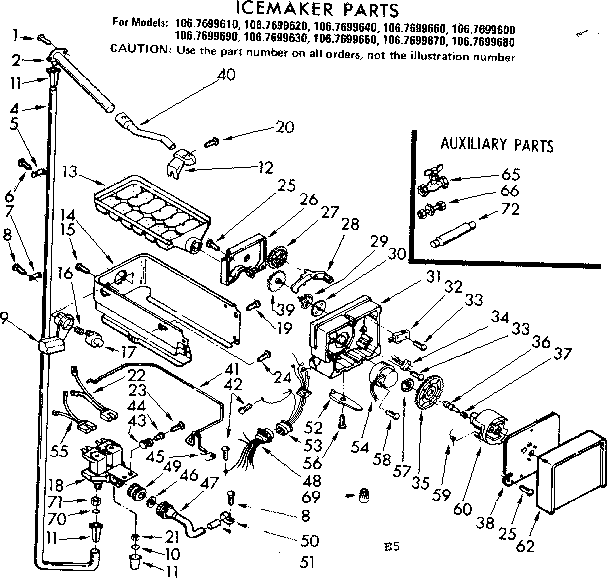 Icemaker parts