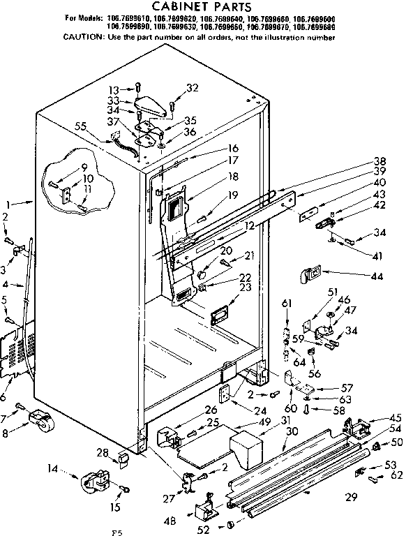 Cabinet parts