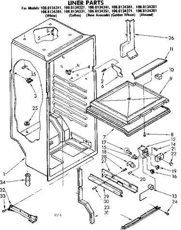 Liner parts