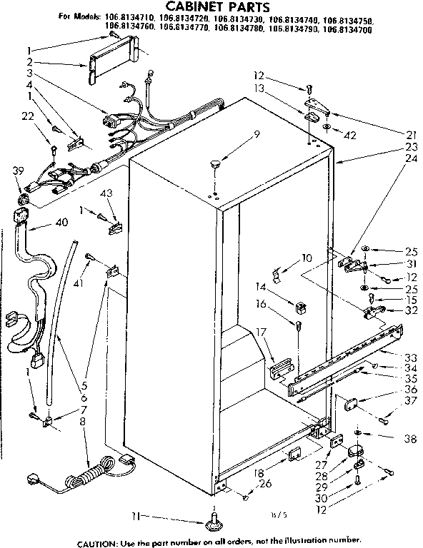 CABINET PARTS