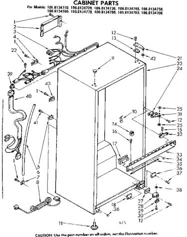 Cabinet parts