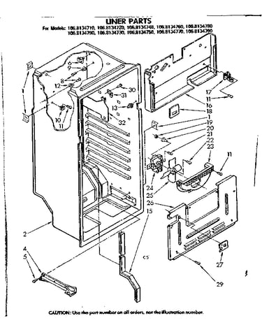 Liner parts
