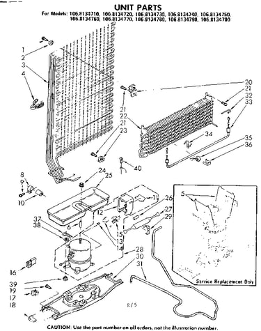 Unit parts