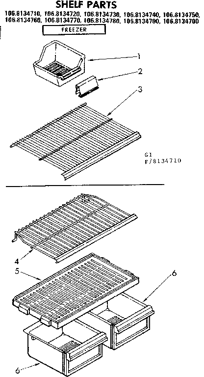 SHELF PARTS