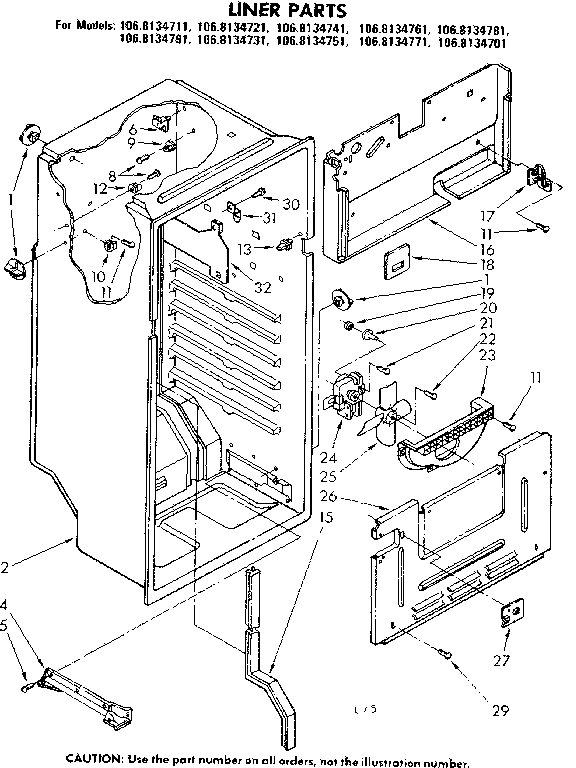 Liner parts