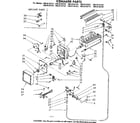 Kenmore 1068134771 icemaker parts diagram