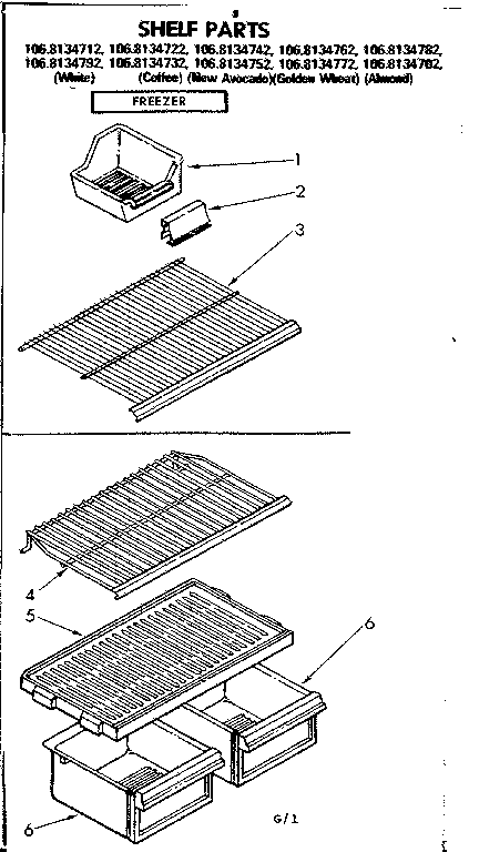 SHELF PARTS