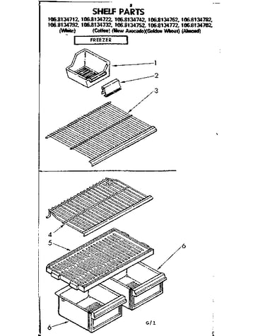 Shelf parts