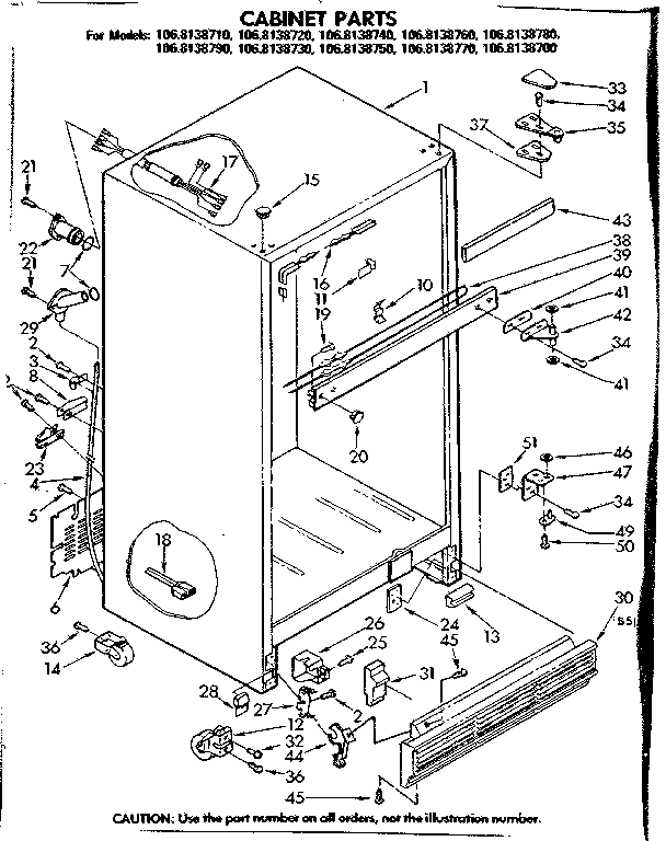 CABINET PARTS