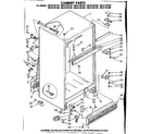 Kenmore 1068138780 cabinet parts diagram