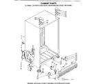 Kenmore 1068139320 cabinet parts diagram