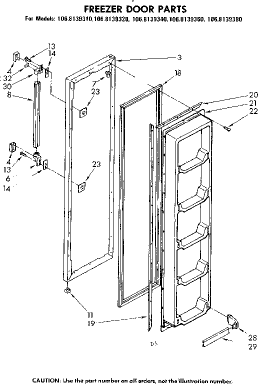 FREEZER DOOR PARTS