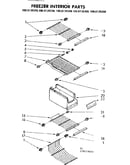 Freezer interior parts